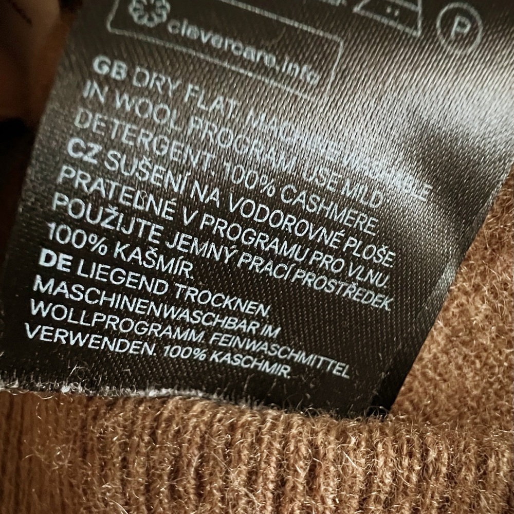H&M Premium Selection XS Wide-leg High Waist Loose Fit Cashmere Pants Size 0 - Picture 7 of 10
